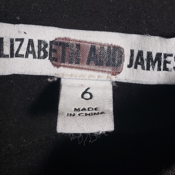 Elizabeth and James Siggy Dress black sequins size 6 - Picture 5 of 9